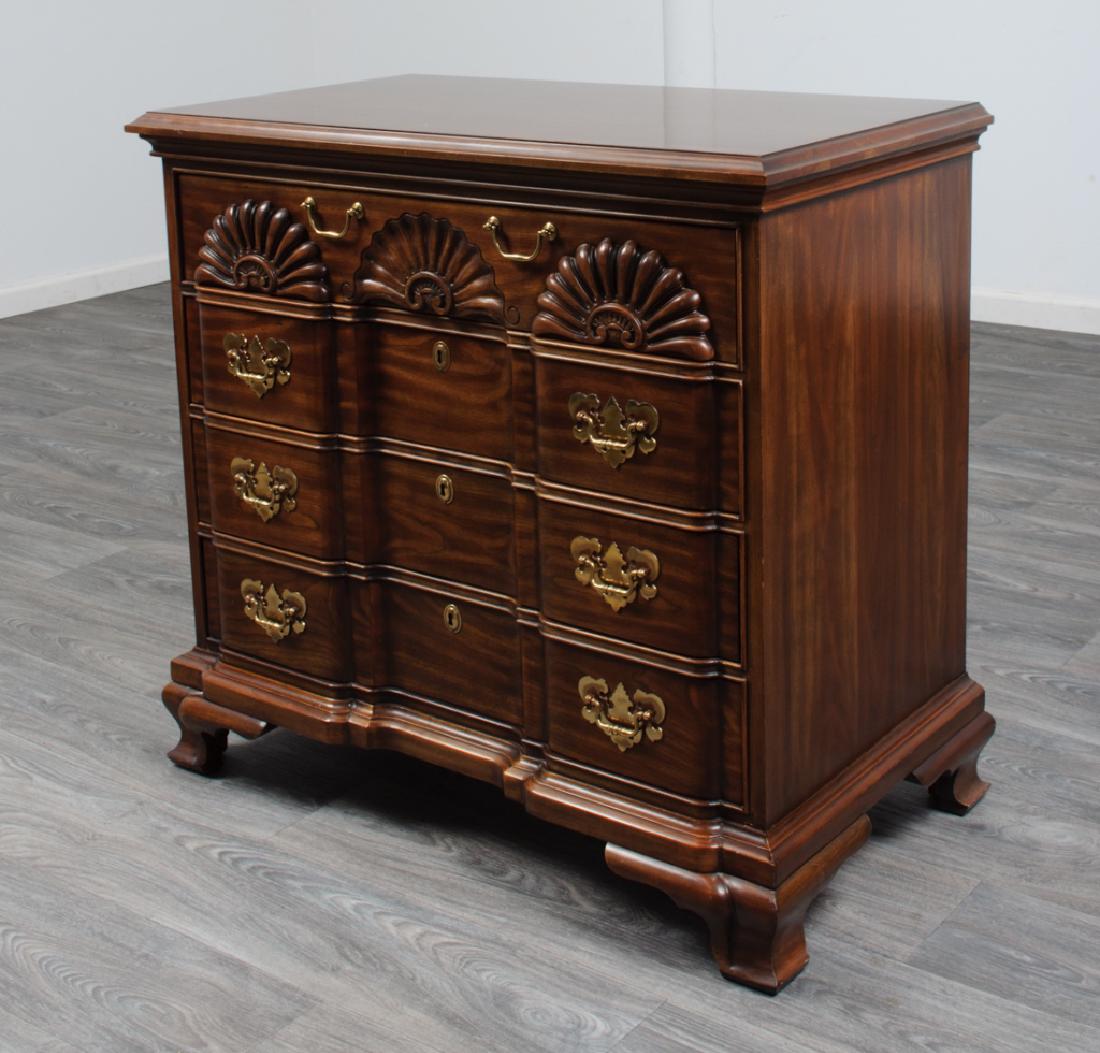 Chippendale Style Cherry Block Front Chest (1 of 7)