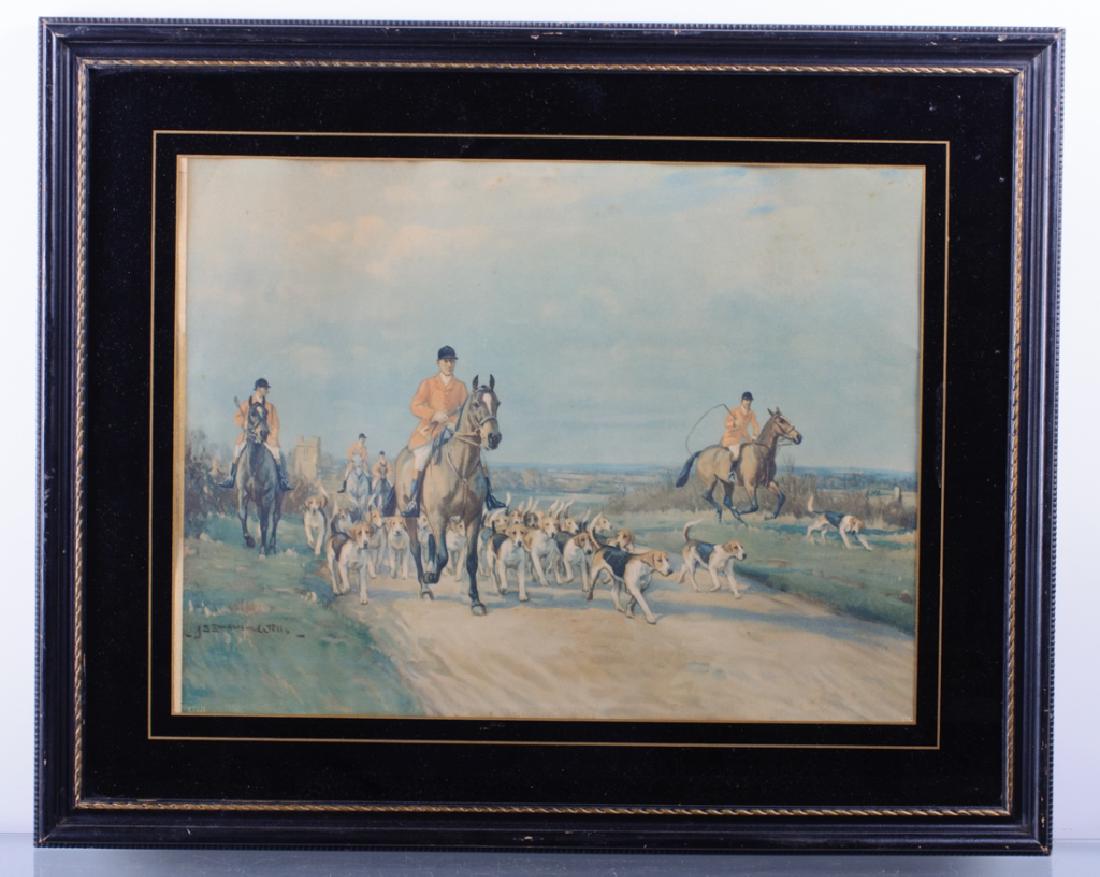 John SandersonWells Fox Hunt Print