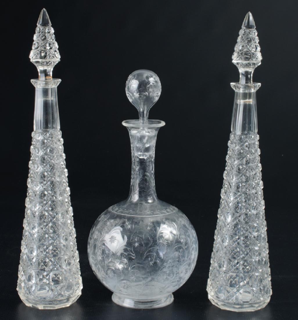 American Brilliant Period & Anglo Irish Decanters