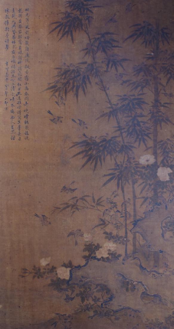 Large Asian Painting on Silk (1 of 16)