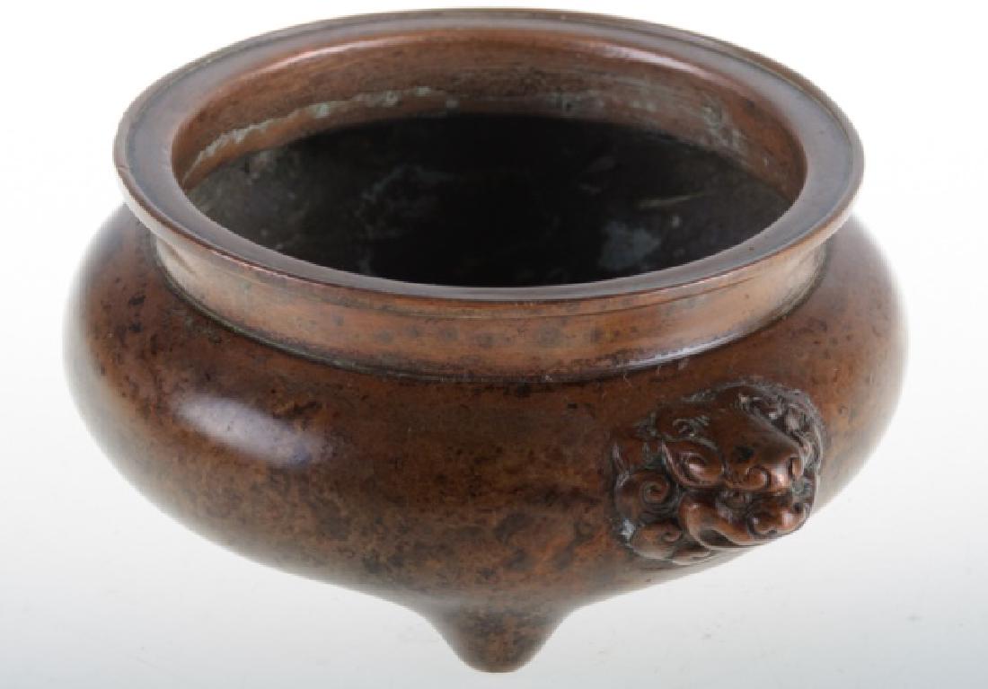 Cast Bronze Chinese Qing Censer (1 of 9)