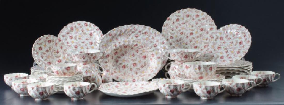 Copeland Spode Rosebud Chintz Partial Service (1 of 15)