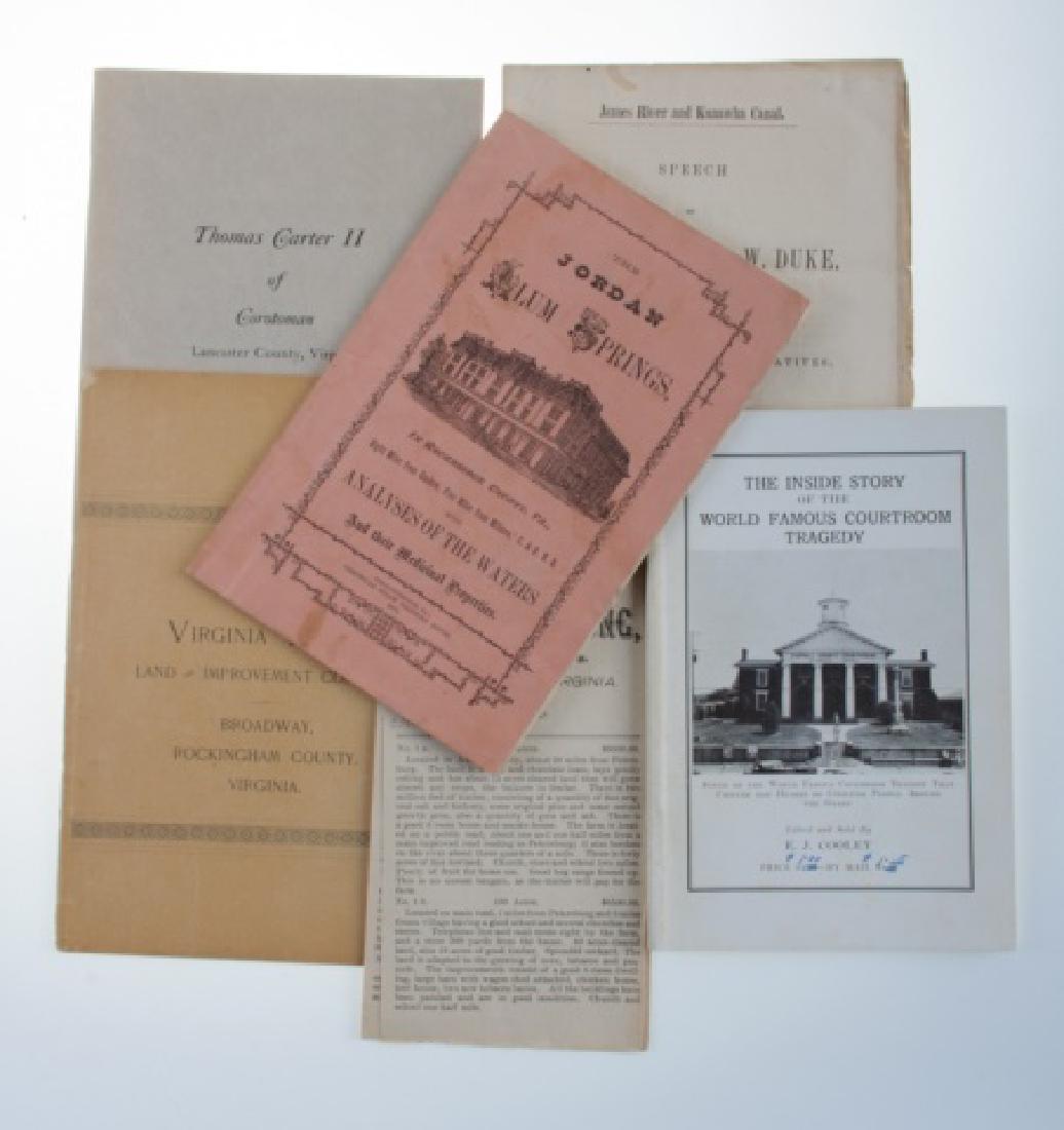 Virginia Booklets, 19th / 20th Century (1 of 8)