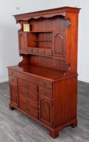 Henkel Harris Prices 619 Auction Price Results Henkel Harris Black Cherry Hutch