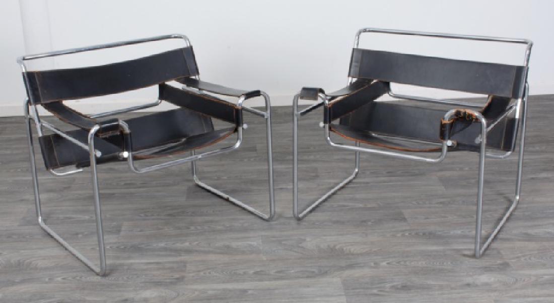 Marcel Breuer Wassily Armchairs Pair (1 of 14)
