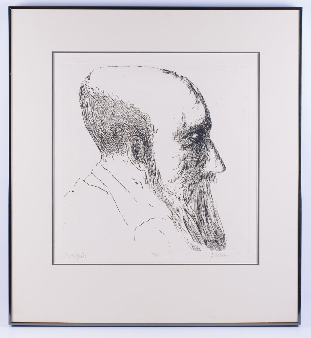 Leonard Baskin Monticelli Original Etching (1 of 6)