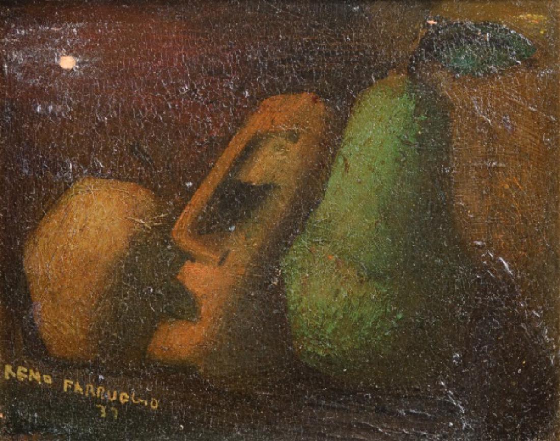 Remo Farruggio Surrealist Still Life Oil on Board (1 of 5)
