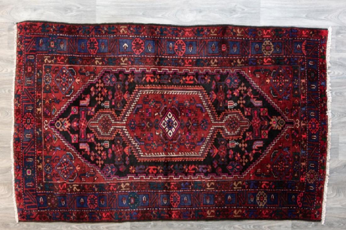 Old Persian Zanjan 4'9' x 7'7" Area Rug (1 of 3)