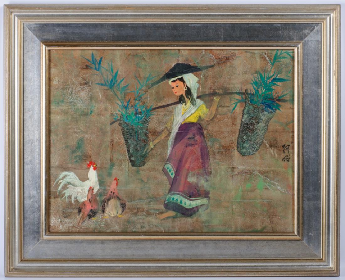 Dominic Toming Chen Portrait Acrylic on Foil (1 of 5)