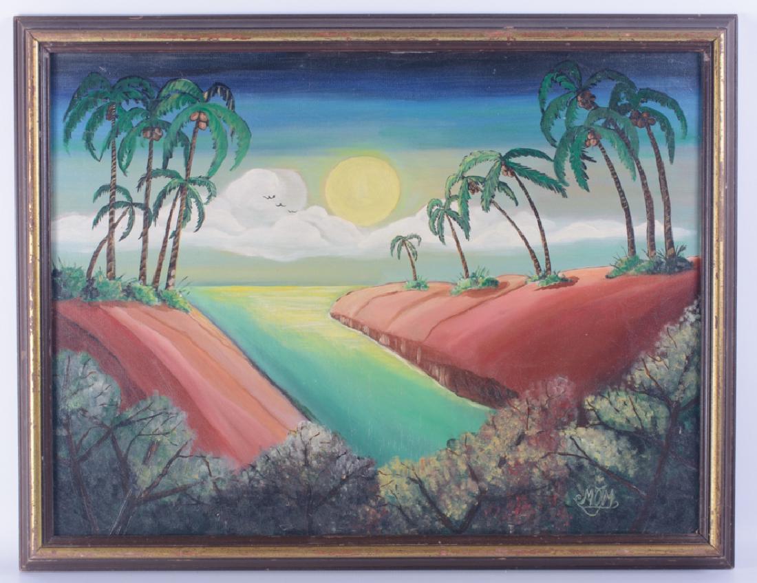 Madsen Monpremier Oil on Canvas Landscape (1 of 5)