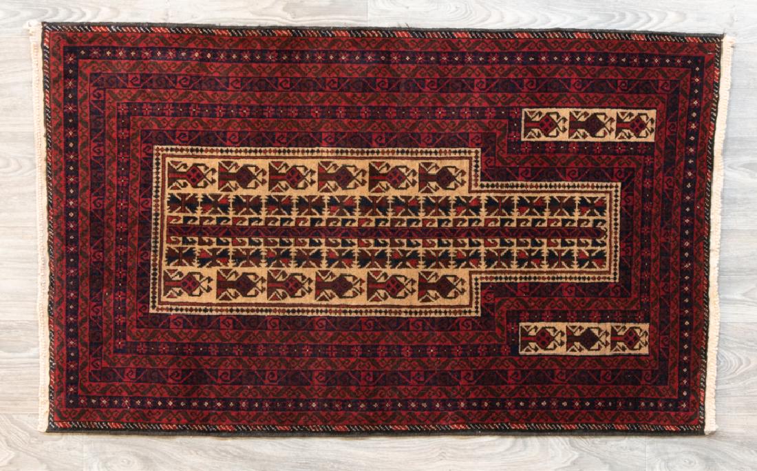 Baluchi 2'10" x 4'8" Prayer Rug (1 of 4)
