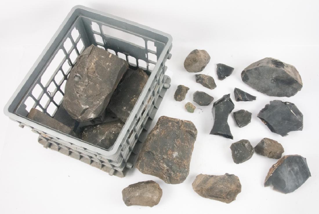 Geological Specimens: Geological collection of Edgar Raymond Martin (1900-1996), who was a largely self-taught rock collector and lapidarist. The rocks are from various parts of California and other Western states and from