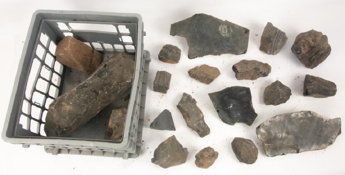 Geological Specimens: Geological collection of Edgar Raymond Martin (1900-1996), who was a largely self-taught rock collector and lapidarist. The rocks are from various parts of California and other Western states and from