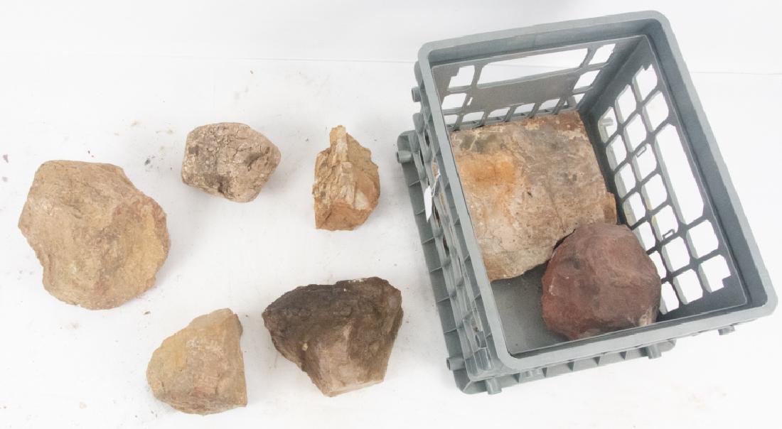 Geological Specimens: Geological collection of Edgar Raymond Martin (1900-1996), who was a largely self-taught rock collector and lapidarist. The rocks are from various parts of California and other Western states and from