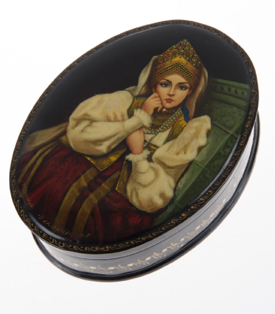 Fedoskino Russian Lacquer Box (1 of 8)