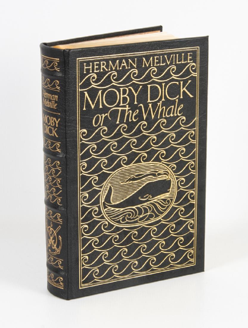 Herman Melville, Moby Dick or The Whale: Moby Dick; or, The Whale by Herman Melville, The 100 Greatest Books Ever Written, Collector's Edition, leather bound, published by The Easton Press, Norwalk, Connecticut. In good condition.