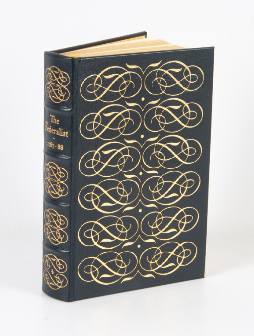 The Federalist, Easton Press: The Federalist or The New Constitution papers by Alexander Hamilton, James Madison and John Jay with introduction by Carl Van Doren, The 100 Greatest Books Ever Written, Collector's Edition, leather b