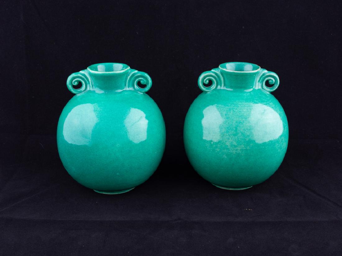 Pair Cowan Pottery Vases (1 of 9)