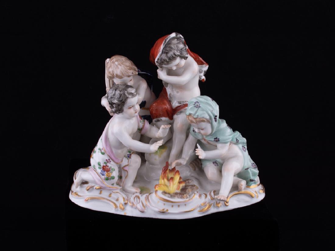 German Porcelain Figural Group, 19th Century (1 of 8)