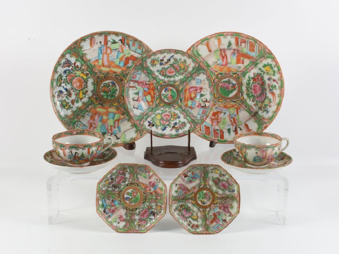 Famille Rose Porcelain Group (1 of 14)