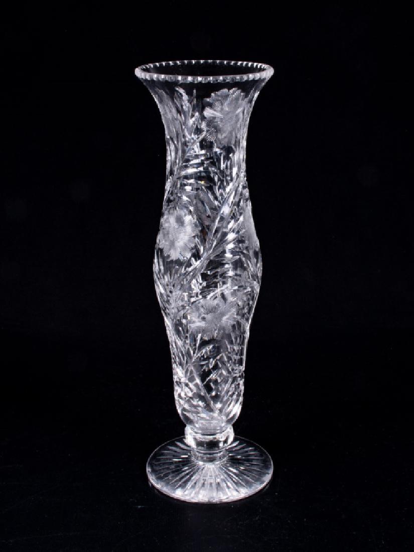 Cut Glass Crystal Vase (1 of 7)