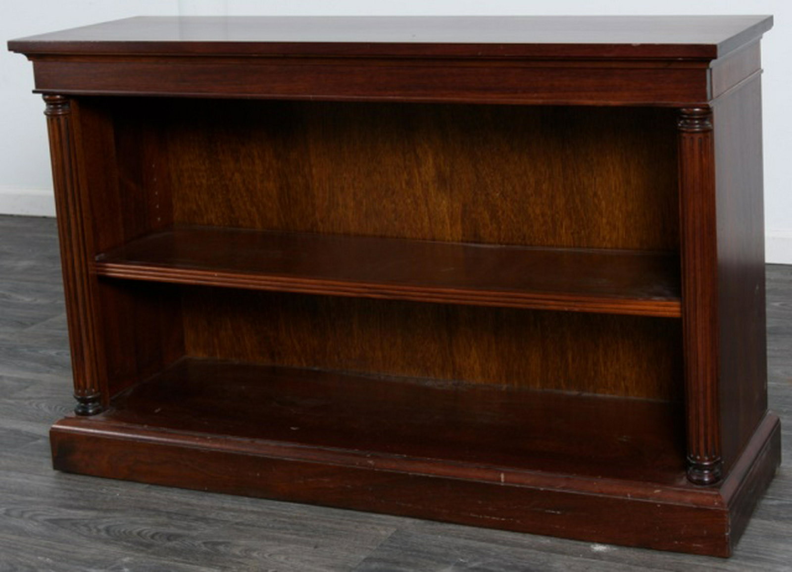Mahogany Finish Bookcase (1 of 8)
