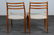 Four Mid Century Danish Teak Dining Chairs - 5