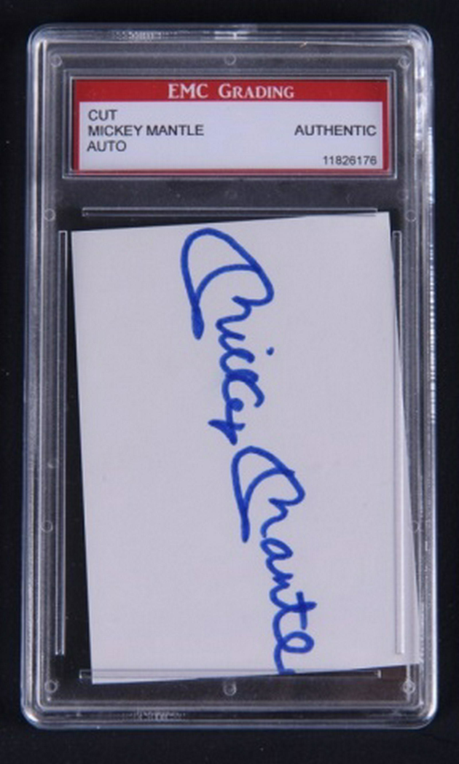 Mickey Mantle Autograph, EMC Grading #11826176 (1 of 2)