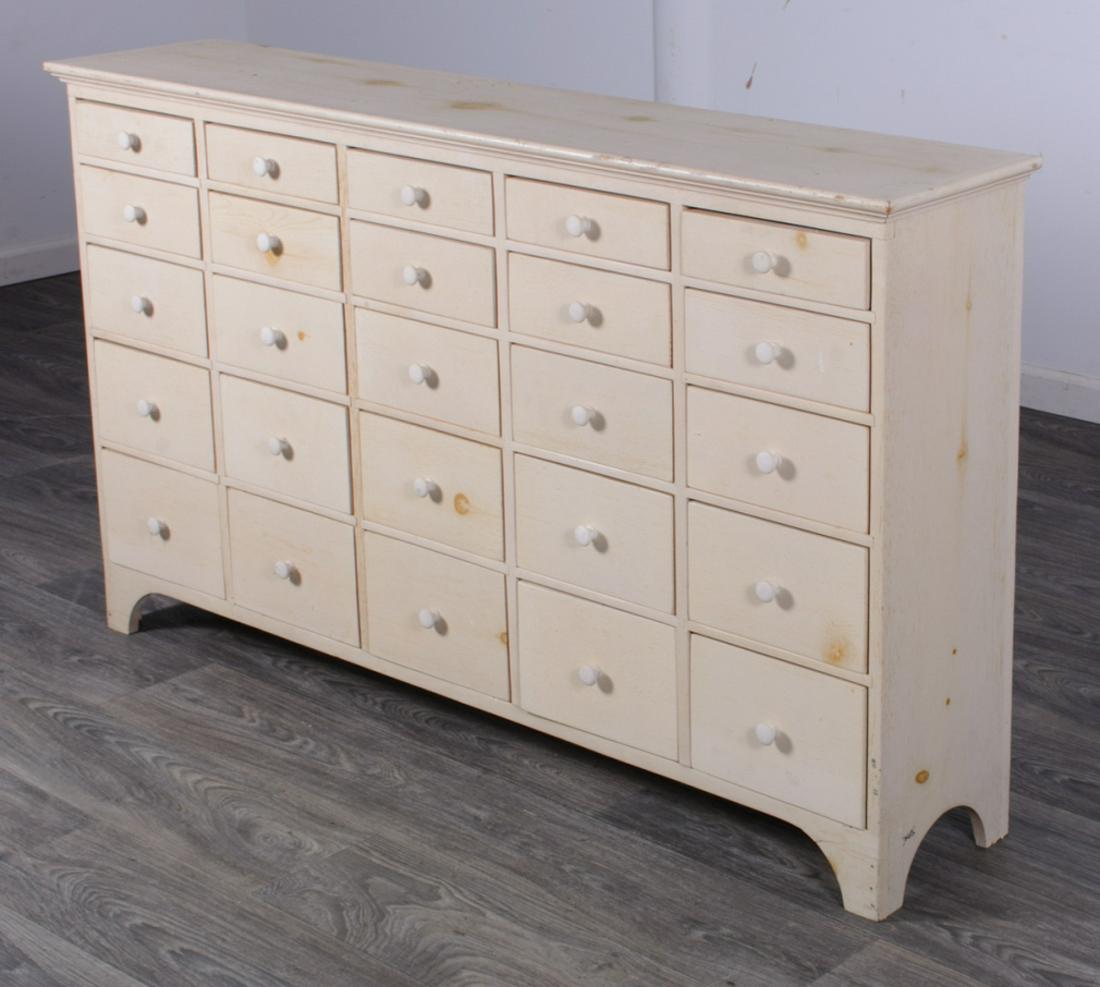 Apothecary Style Painted Chest (1 of 6)