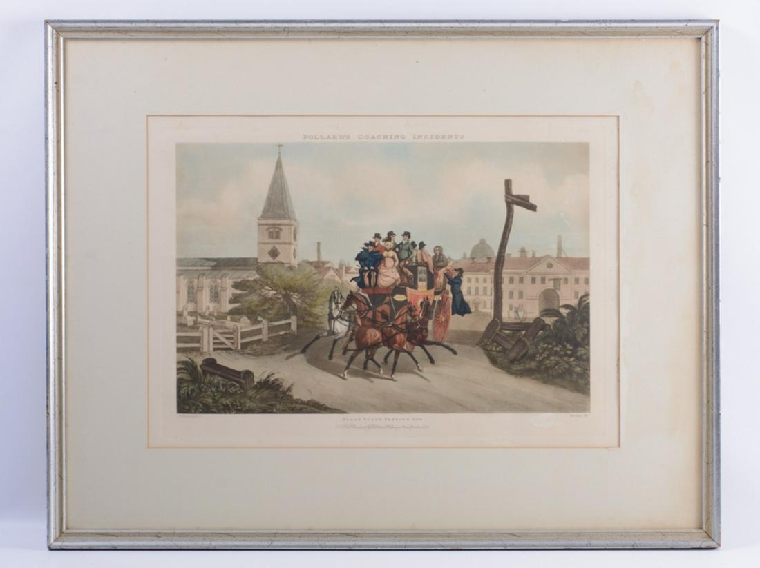 English Coaching Print, E 19th C (1 of 5)