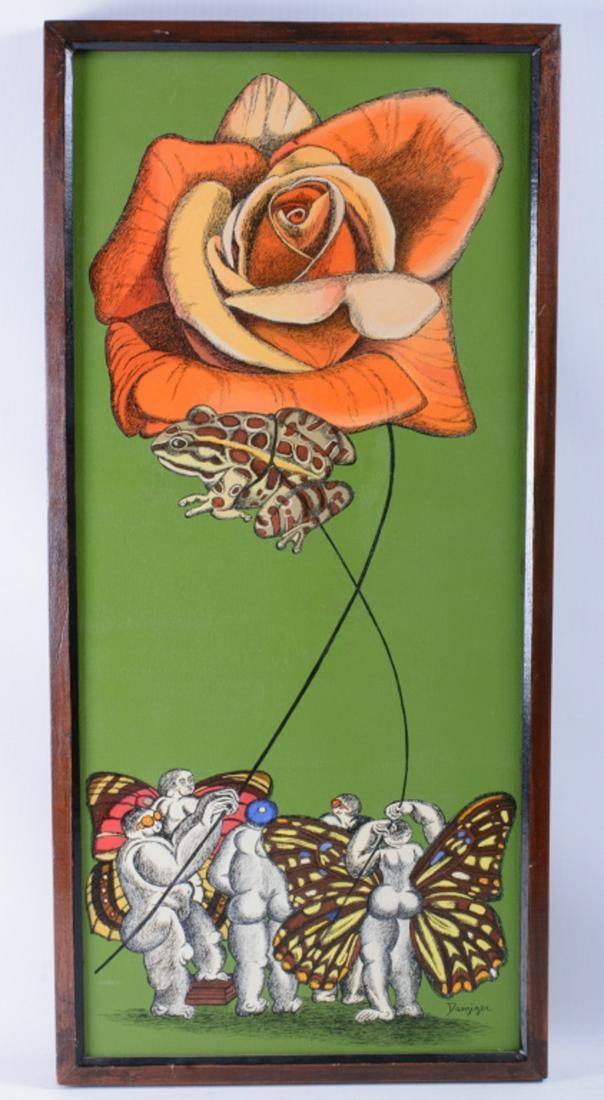 Joan Danziger Acrylic on Canvas Painting (1 of 5)