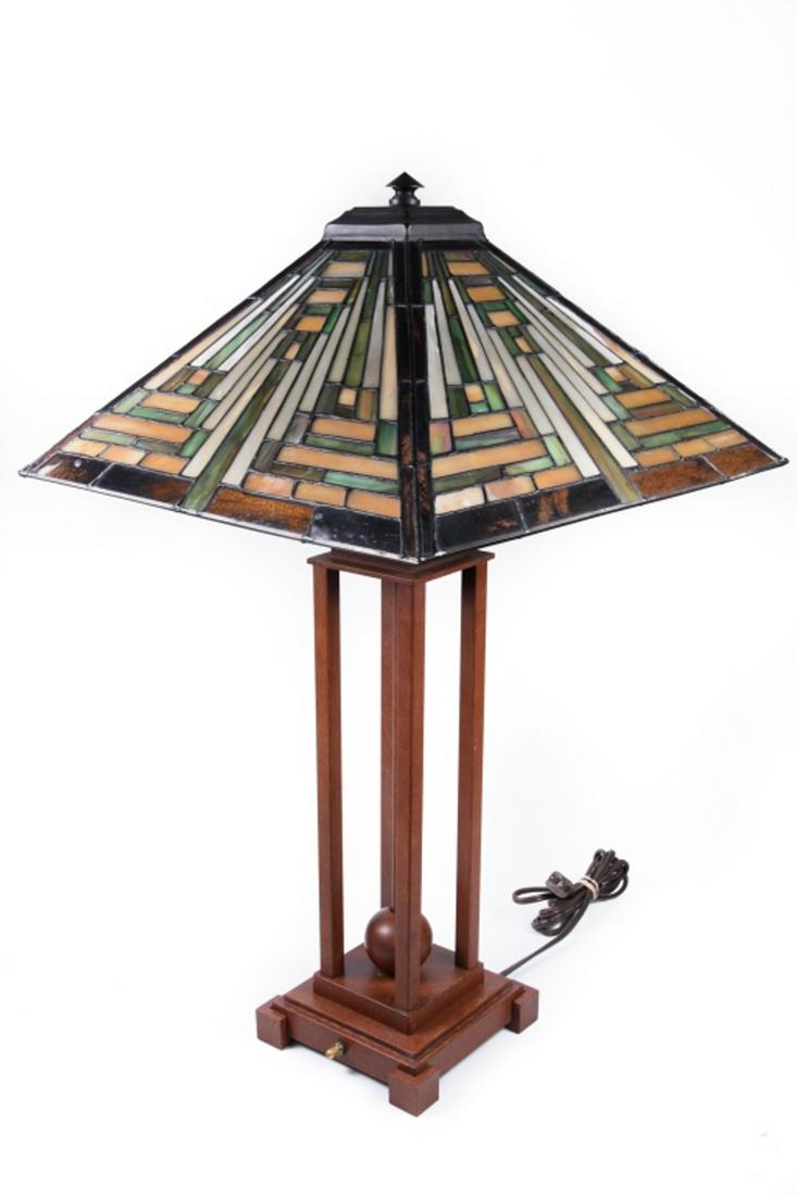 frank lloyd wright style table lamps