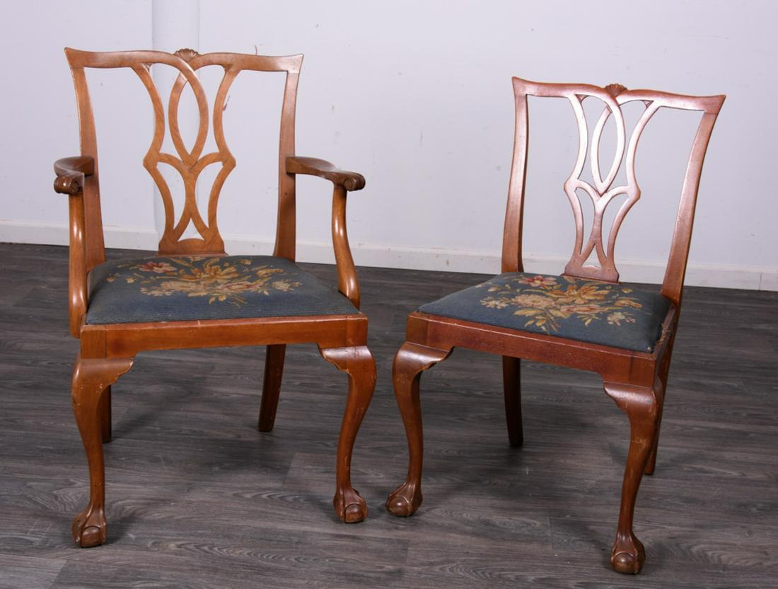 Chippendale Style Chairs (1 of 7)