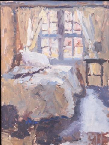 J.F. Matricardi Acrylic on Masonite Painting (1 of 4)