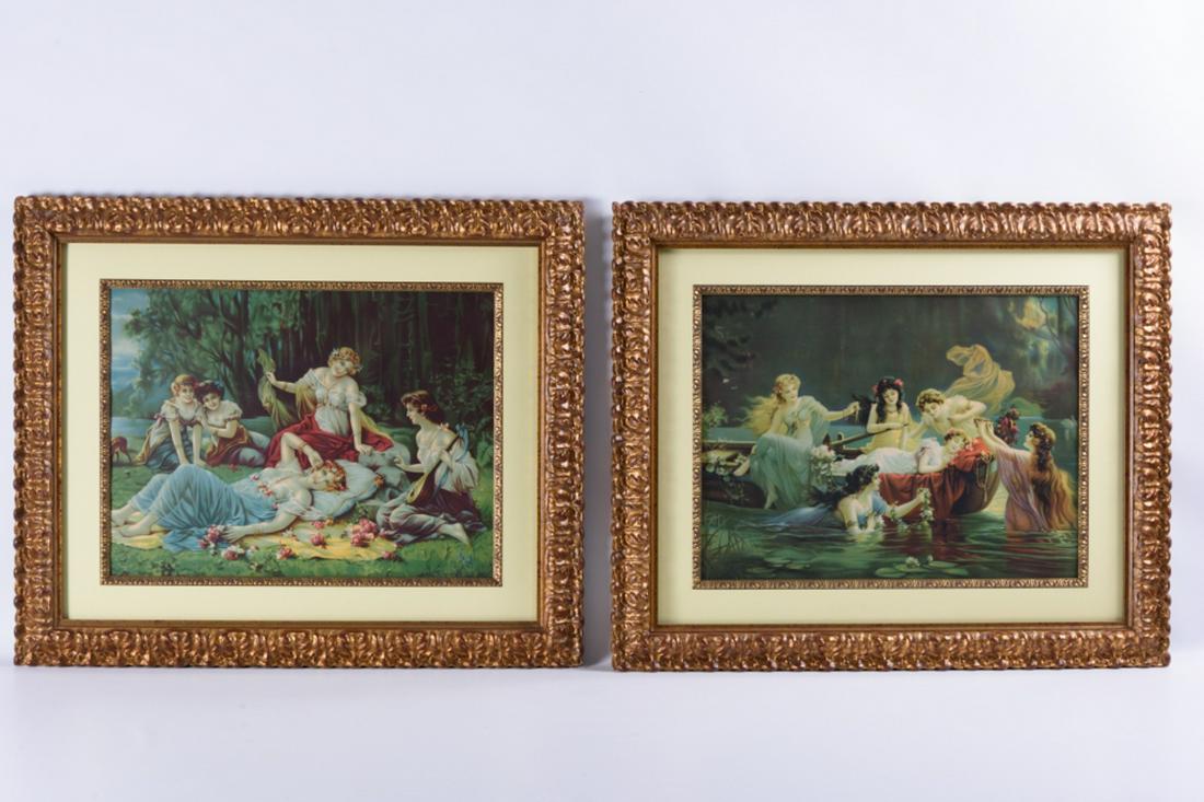 Two Chromolithographic Prints of Goddesses (1 of 5)