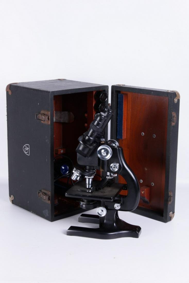 Spencer Binocular Microscope with Case (1 of 9)