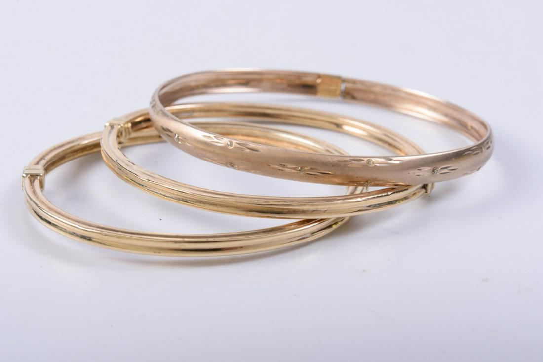 Three Yellow Gold Bracelets (1 of 7)