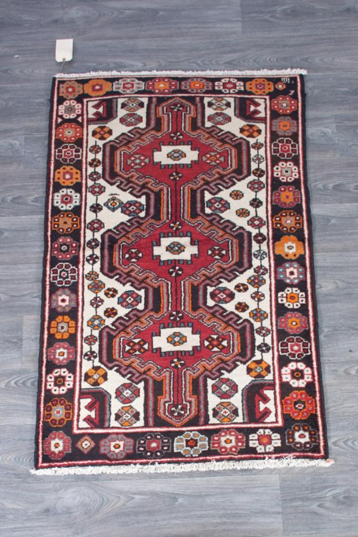 Old Persian Bakhtiari  3'2" x 5'1" Area Rug (1 of 4)