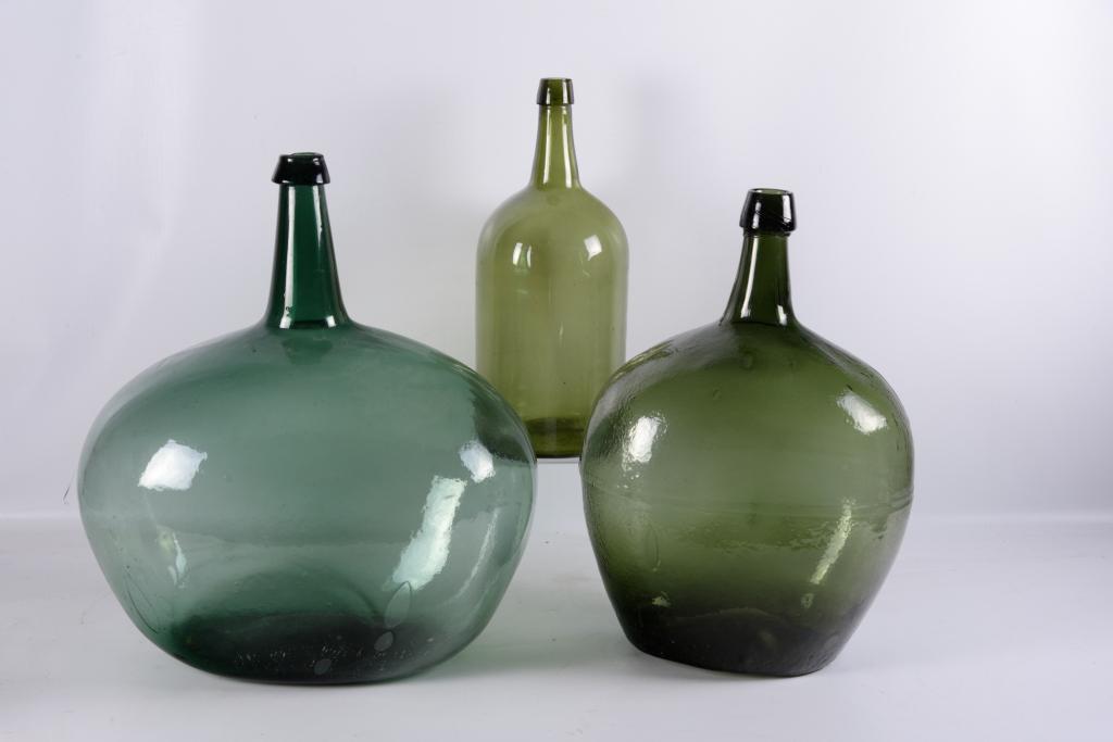 Demijohn Bottle Group, 3 Pieces (1 of 8)