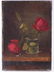 Oil on Canvas Still Life with Red Roses - 2