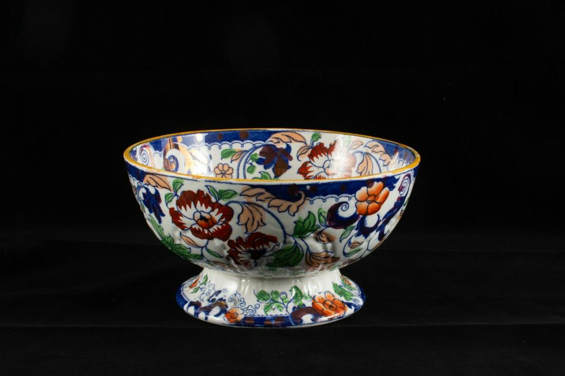 Amherst Ironstone Pedestal Bowl (1 of 9)