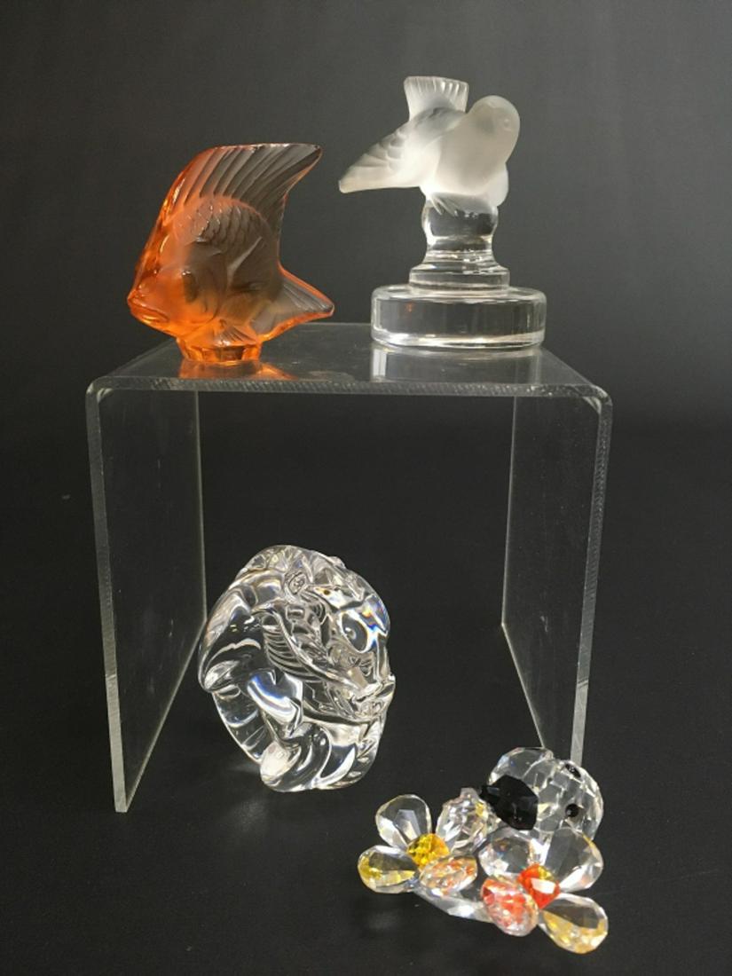 Four Piece Lalique Crystal Group (1 of 9)