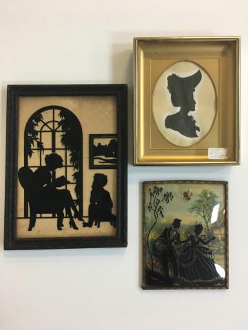 Three Framed Silhouettes (1 of 5)