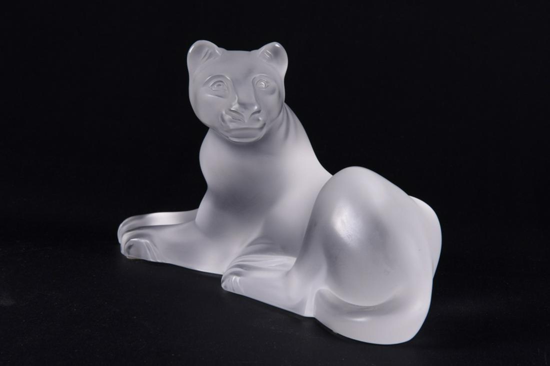 Lalique Crystal Lion (1 of 5)