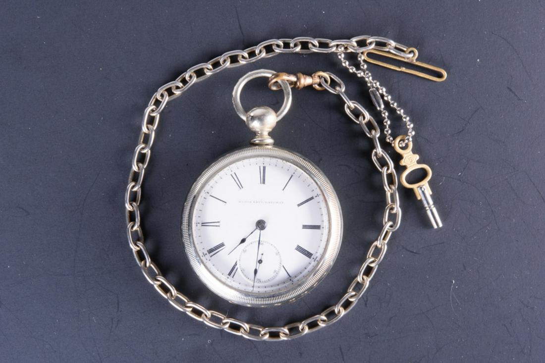 Elgin key wind pocket watch hot sale