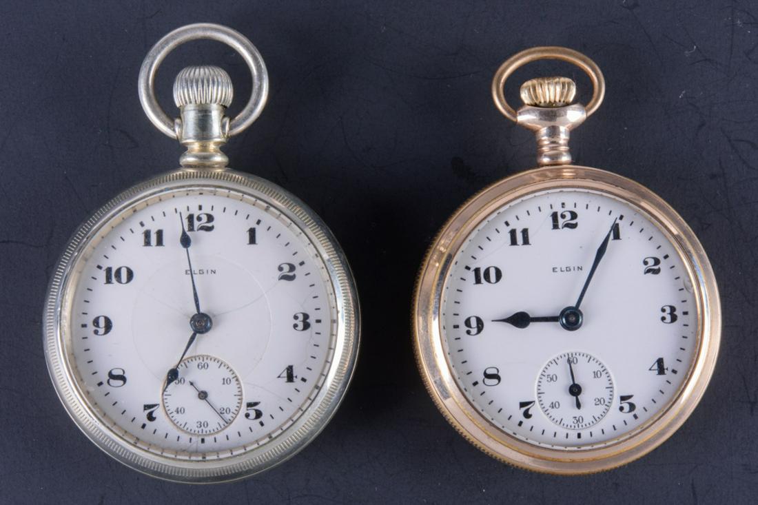 Two Elgin Pocket Watches (1 of 9)