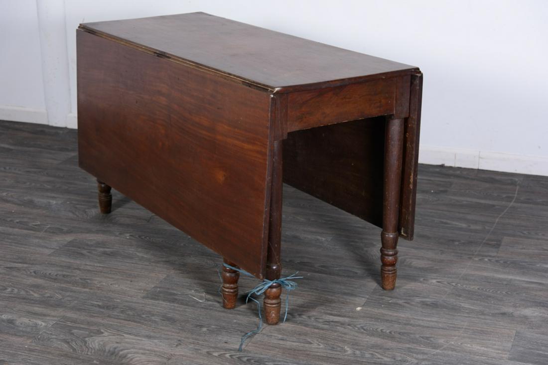 E 19th C Sheraton Style Deep Drop Table (1 of 12)