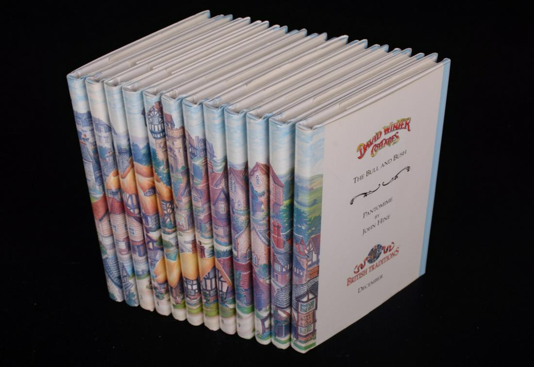 Twelve David Winter Cottages Books (1 of 6)