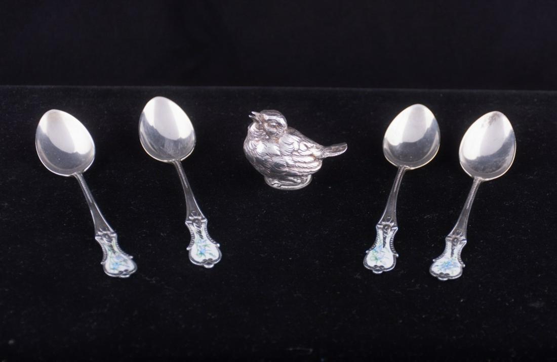 Sterling Spoons & Bird Figure (1 of 16)