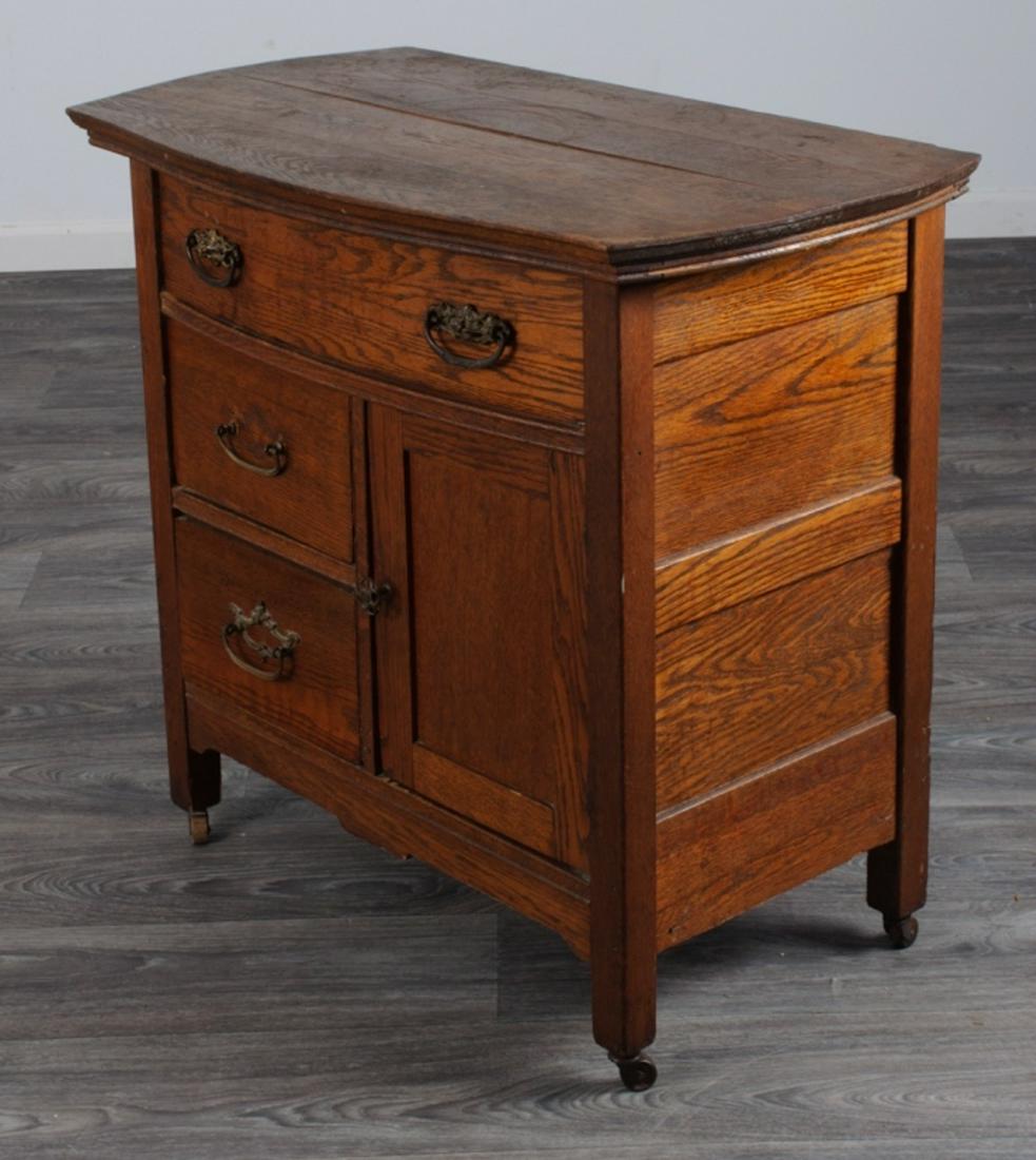 Oak Wash Stand Circa L 19th / E 20th C (1 of 10)